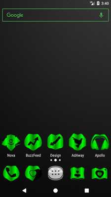 Emulate Android APK Green Fold Icon Pack v4.6 ✨Free✨