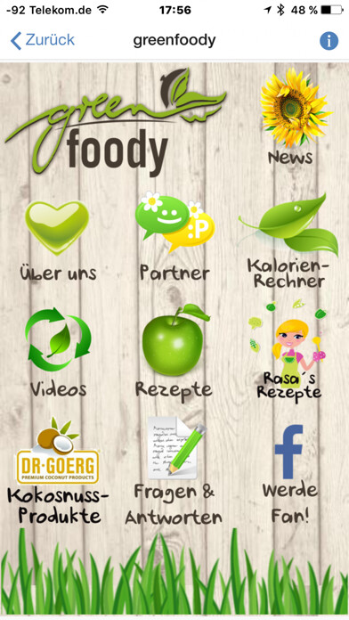 Emulate iPhone app greenfoody using MyAndroid Emulate iPhone app greenfoody using MyAndroid