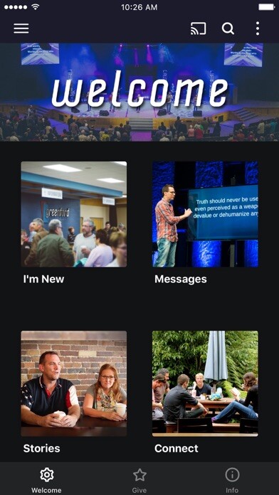 Emulate iPhone app Greenford Christian Church using MyAndroid Emulate iPhone app Greenford Christian Church using MyAndroid