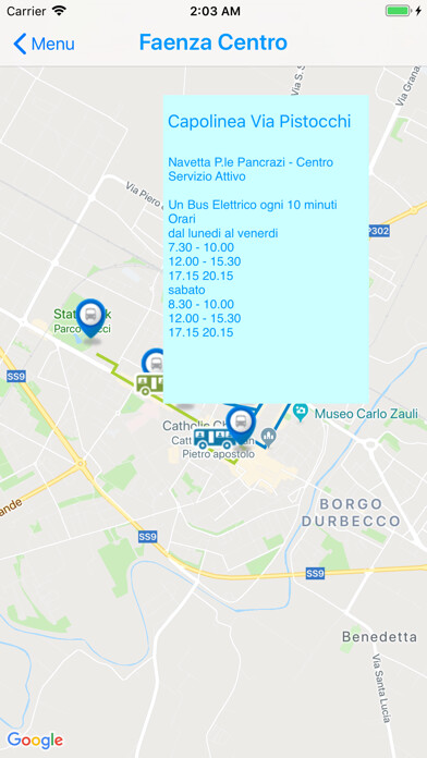 Emulate iPhone app Green-Go Bus Faenza using MyAndroid Emulate iPhone app Green-Go Bus Faenza using MyAndroid