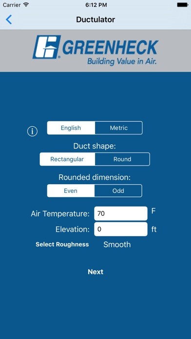 Emulate iPhone app Greenheck Toolbox using MyAndroid Emulate iPhone app Greenheck Toolbox using MyAndroid