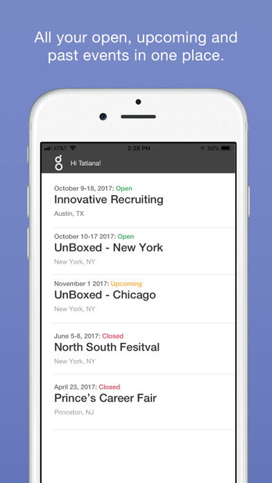 Emulate iPhone app Greenhouse Events using MyAndroid Emulate iPhone app Greenhouse Events using MyAndroid