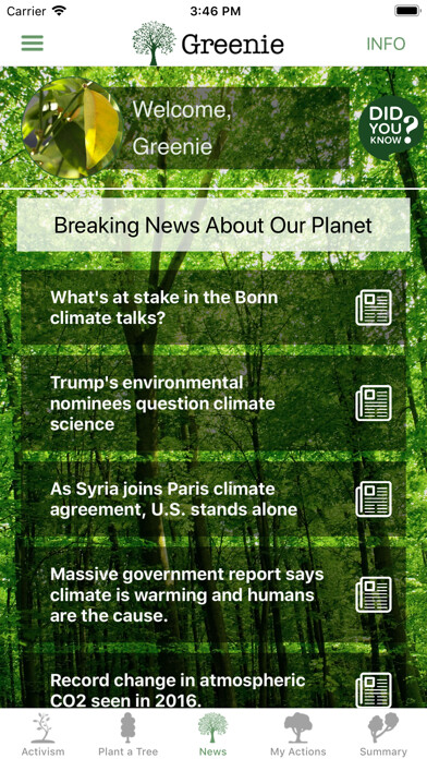 Emulate iPhone app Greenie - Save the Planet using MyAndroid Emulate iPhone app Greenie - Save the Planet using MyAndroid