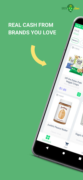 Run android online APK GreenJinn: Supermarket Cashback Coupons  Deals US from MyAndroid or emulate GreenJinn: Supermarket Cashback Coupons  Deals US using MyAndroid