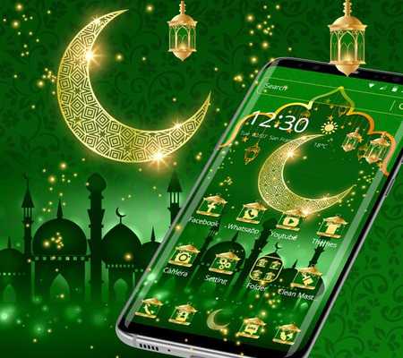 Emulate Android APK Green Moon Star Ramadan Theme Emulate Android APK Green Moon Star Ramadan Theme