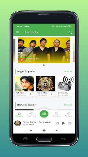 Run android online APK Green Music (Online & Offline) from MyAndroid or emulate Green Music (Online & Offline) using MyAndroid