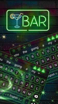 Emulate Android APK Green Neon Keyboard Theme Emulate Android APK Green Neon Keyboard Theme
