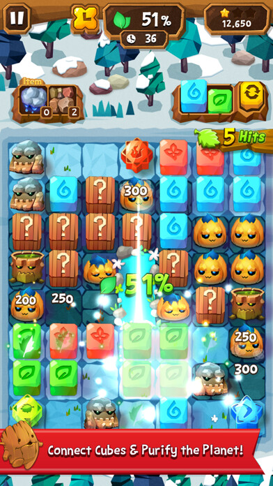 Emulate iPhone app Green Planet (Clean Up Quest) using MyAndroid