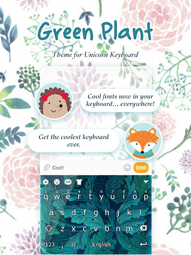 Run android online APK Green Plant Emoji Keyboard Theme from MyAndroid or emulate Green Plant Emoji Keyboard Theme using MyAndroid