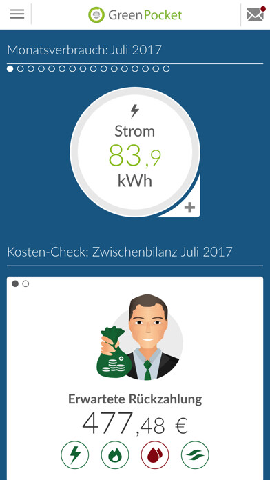 Emulate iPhone app GreenPocket EnergieCockpit using MyAndroid Emulate iPhone app GreenPocket EnergieCockpit using MyAndroid