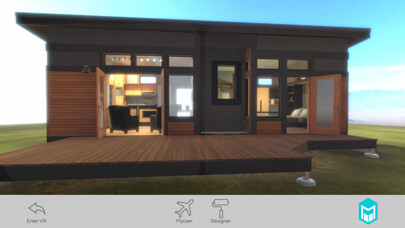 Emulate iPhone app GreenPod Waterhaus VR - Virtual Reality for Realty using MyAndroid