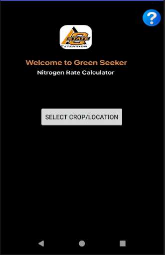 Emulate Android APK GreenSeeker N-Rate Calculator Emulate Android APK GreenSeeker N-Rate Calculator