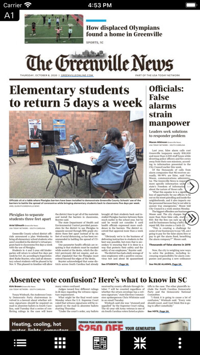 Emulate iPhone app Greenville News eEdition using MyAndroid Emulate iPhone app Greenville News eEdition using MyAndroid