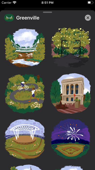 Emulate iPhone app Greenville Stickers using MyAndroid Emulate iPhone app Greenville Stickers using MyAndroid