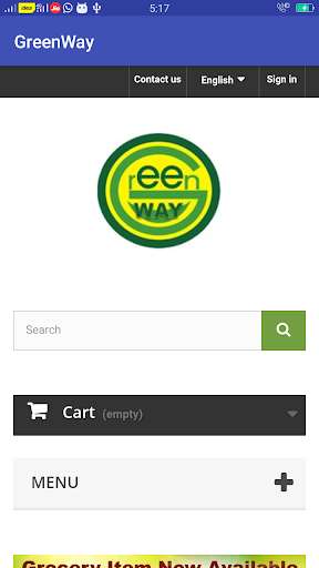 Run android online APK Greenway Supermarket from MyAndroid or emulate Greenway Supermarket using MyAndroid