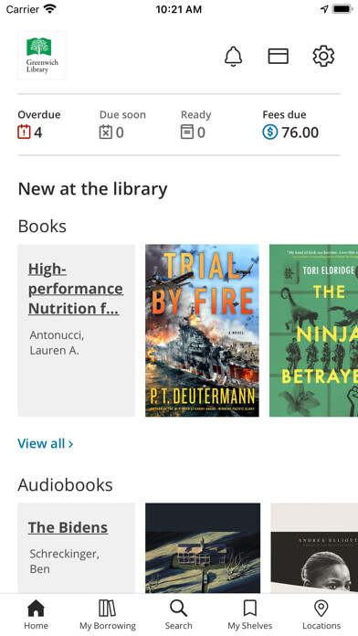 Emulate iPhone app Greenwich Library using MyAndroid
