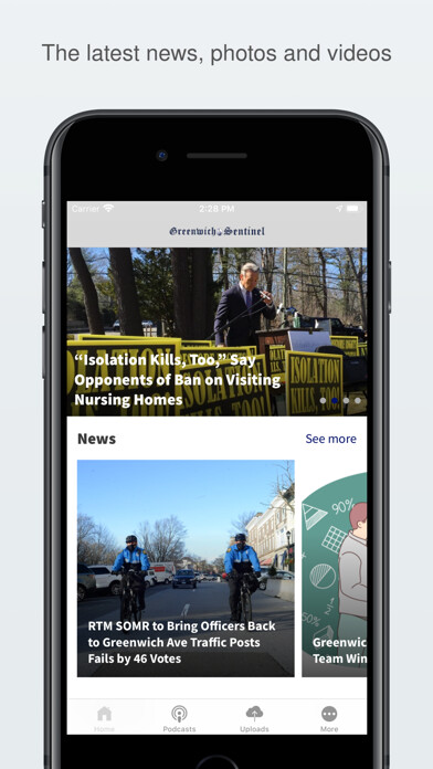 Emulate iPhone app Greenwich Sentinel using MyAndroid Emulate iPhone app Greenwich Sentinel using MyAndroid