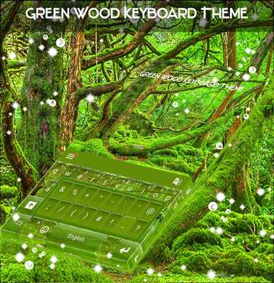 Emulate Android APK Green Wood Keyboard Theme