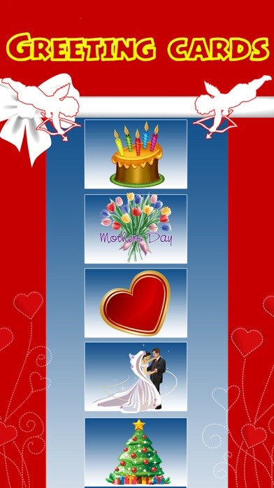 Emulate iPhone app Greeting Cards - Card Maker using MyAndroid