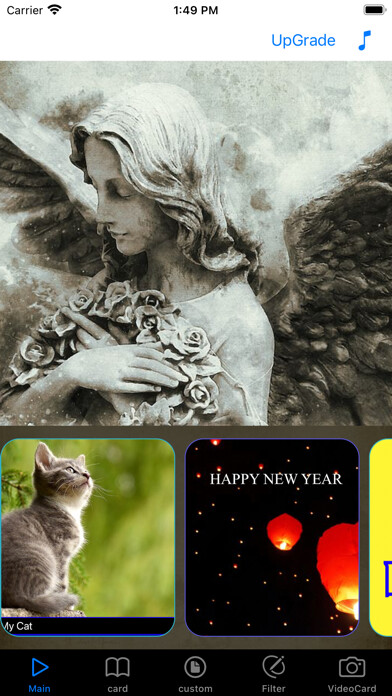 Emulate iPhone app Greeting Card: Simple, Quick using MyAndroid Emulate iPhone app Greeting Card: Simple, Quick using MyAndroid