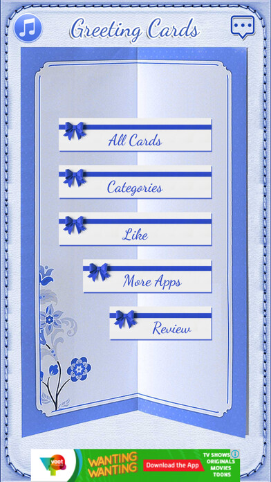 Emulate iPhone app Greetings - Beautiful Cards using MyAndroid Emulate iPhone app Greetings - Beautiful Cards using MyAndroid