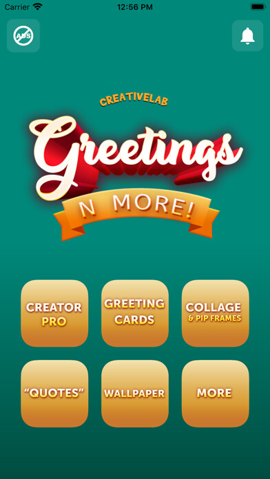 Emulate iPhone app Greetings n More using MyAndroid