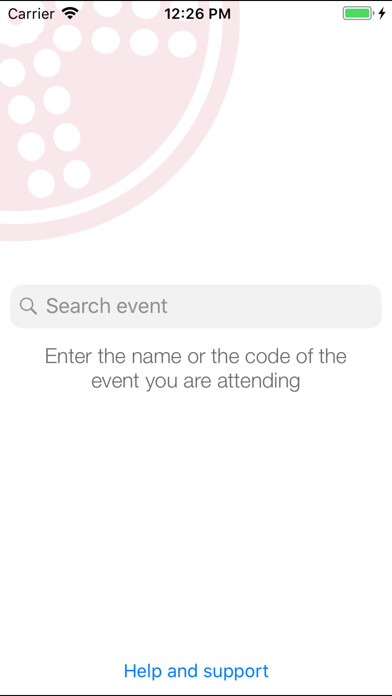 Emulate iPhone app Grenadine Event Guide using MyAndroid