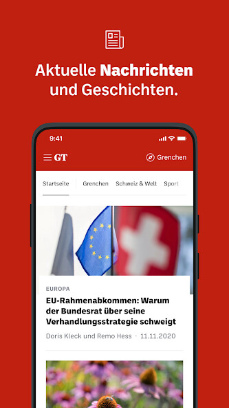 Emulate iPhone app Grenchner Tagblatt News using MyAndroid Emulate iPhone app Grenchner Tagblatt News using MyAndroid