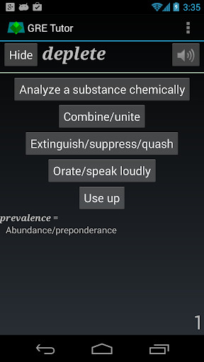 Run android online APK GRE Tutor from MyAndroid or emulate GRE Tutor using MyAndroid