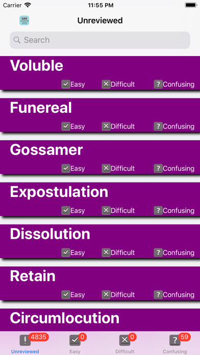 Emulate iPhone app GRE Vocab Review using MyAndroid Emulate iPhone app GRE Vocab Review using MyAndroid