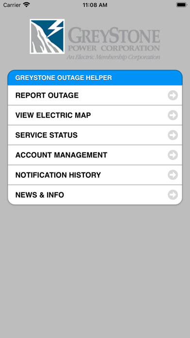 Emulate iPhone app GreyStone Outage Helper using MyAndroid Emulate iPhone app GreyStone Outage Helper using MyAndroid