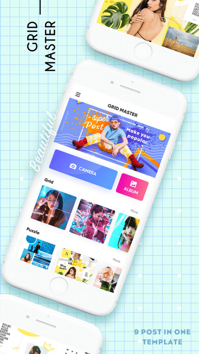 Emulate iPhone app GridArt - Photo Crop Editor using MyAndroid Emulate iPhone app GridArt - Photo Crop Editor using MyAndroid