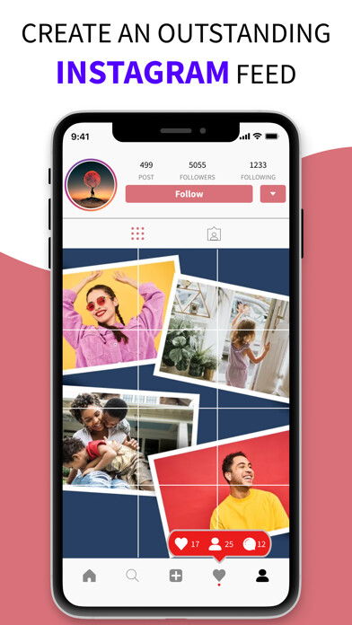 Emulate iPhone app Grid - Grids for Instagram using MyAndroid Emulate iPhone app Grid - Grids for Instagram using MyAndroid
