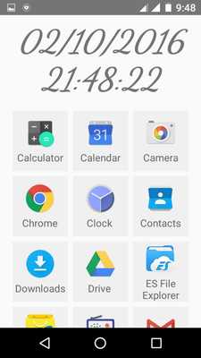 Emulate Android APK GRID Launcher Emulate Android APK GRID Launcher