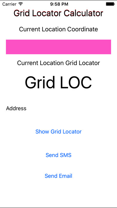 Emulate iPhone app Grid Locator Calculator using MyAndroid Emulate iPhone app Grid Locator Calculator using MyAndroid