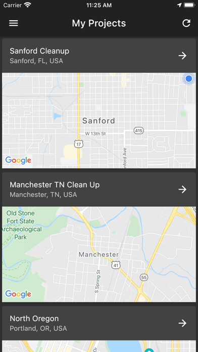 Emulate iPhone app GridMapIt using MyAndroid Emulate iPhone app GridMapIt using MyAndroid