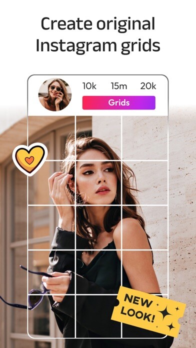 Emulate iPhone app Grid post & Photo layout maker using MyAndroid