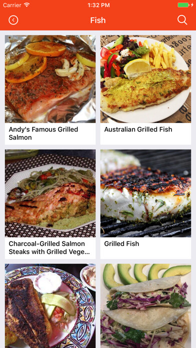 Emulate iPhone app Grill & BBQ Recipes: Food recipes & cookbook using MyAndroid Emulate iPhone app Grill & BBQ Recipes: Food recipes & cookbook using MyAndroid