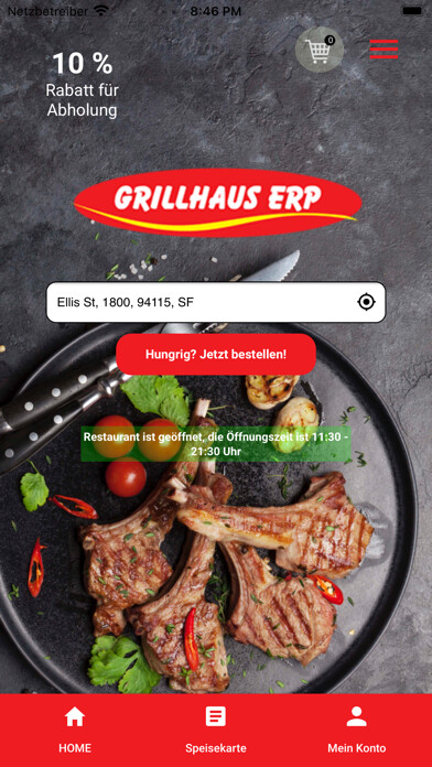 Emulate iPhone app Grillhaus Erp using MyAndroid Emulate iPhone app Grillhaus Erp using MyAndroid
