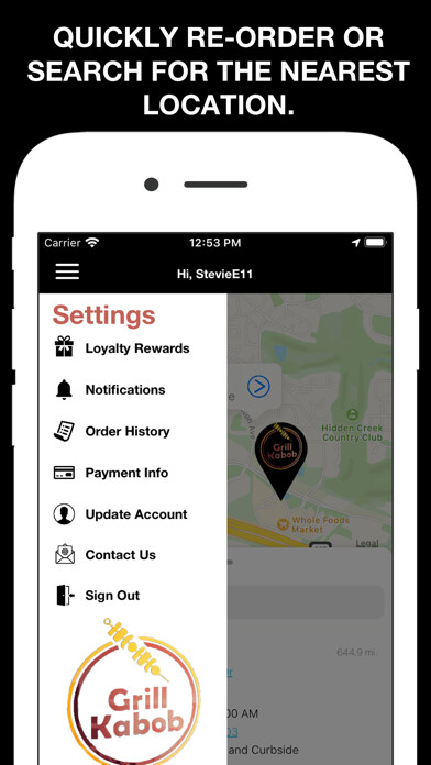 Emulate iPhone app Grill Kabob - Mobile Ordering using MyAndroid Emulate iPhone app Grill Kabob - Mobile Ordering using MyAndroid