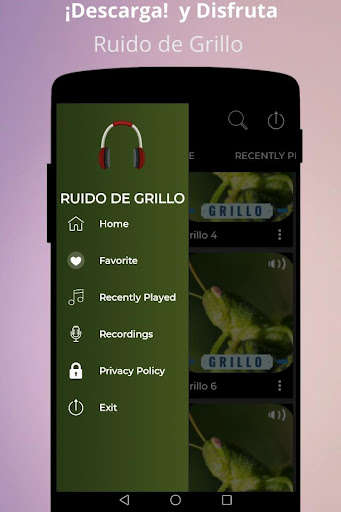 Run android online APK Grillo noise from MyAndroid or emulate Grillo noise using MyAndroid Run android online APK Grillo noise from MyAndroid or emulate Grillo noise using MyAndroid