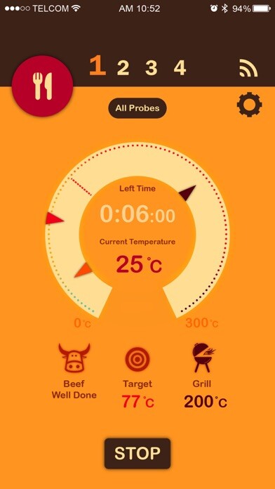 Emulate iPhone app Grill ProbeE using MyAndroid