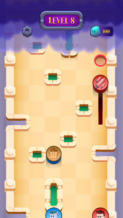 Emulate iPhone app Grim Reaper - Puzzle Game using MyAndroid