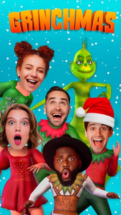 Emulate iPhone app Grinch Xmas – Christmas Dance using MyAndroid