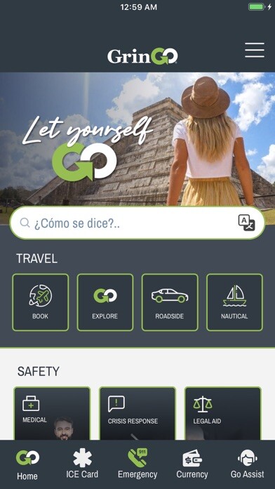 Emulate iPhone app GrinGO App using MyAndroid