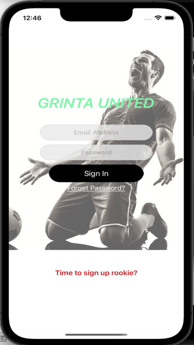 Emulate iPhone app Grinta United using MyAndroid