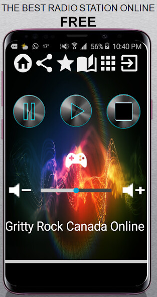 Run android online APK Gritty Rock Canada Online CA App Radio Free Listen from MyAndroid or emulate Gritty Rock Canada Online CA App Radio Free Listen using MyAndroid