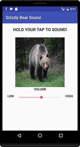 Run android online APK Grizzly Bear Sound from MyAndroid or emulate Grizzly Bear Sound using MyAndroid Run android online APK Grizzly Bear Sound from MyAndroid or emulate Grizzly Bear Sound using MyAndroid