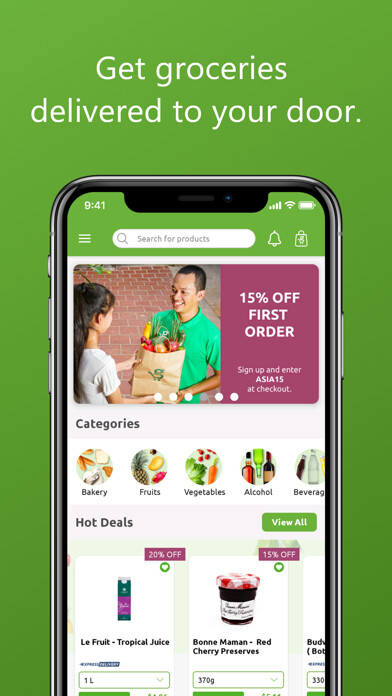Emulate iPhone app GrocerdelAsia using MyAndroid Emulate iPhone app GrocerdelAsia using MyAndroid