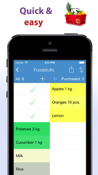 Emulate iPhone app Groceries OK using MyAndroid Emulate iPhone app Groceries OK using MyAndroid